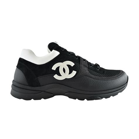 mens black chanel sneakers|Black Chanel sneakers women.